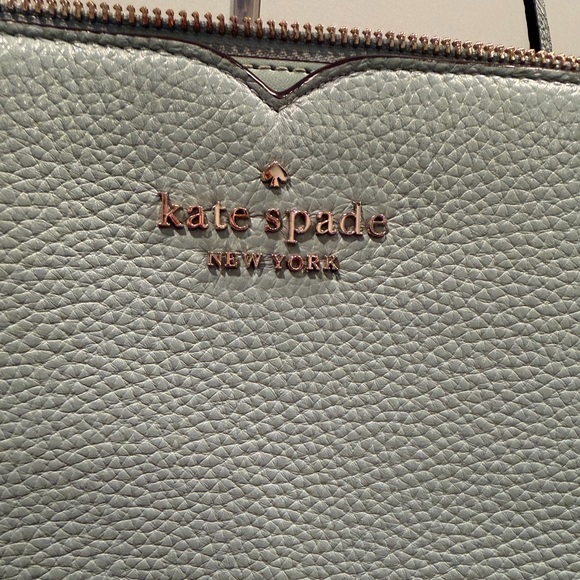 Kate Spade Harlow Soft Teal Leather Tote - Picture 2 of 13